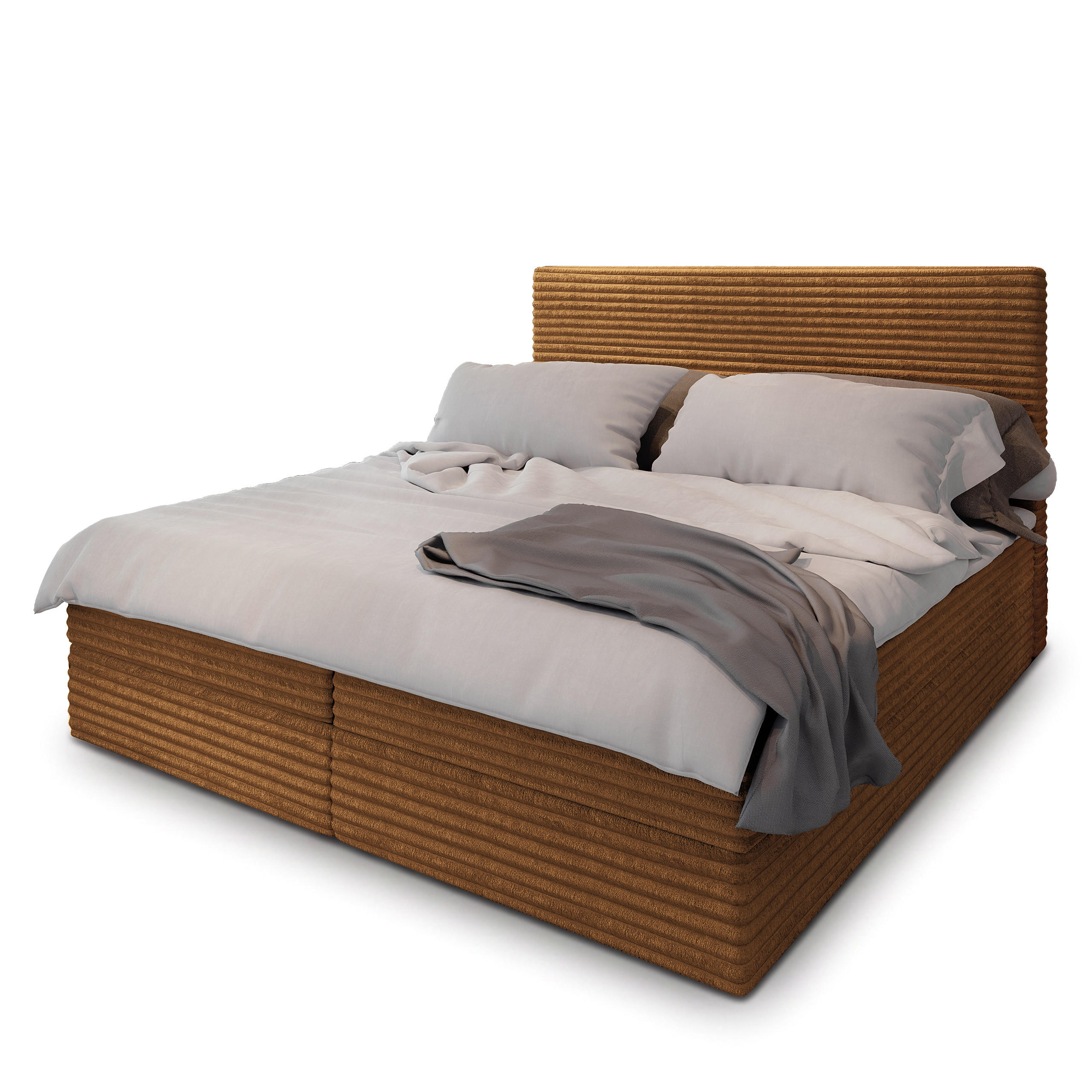 Masseno Boxbett Kupfer 200x200 cm