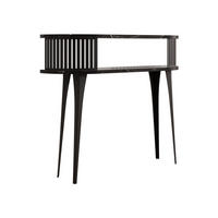 KONSOLENTISCH Roenni Oval - Multicolor/Schwarz, Holzwerkstoff/Metall (100/25/86cm) - MIRJAN24
