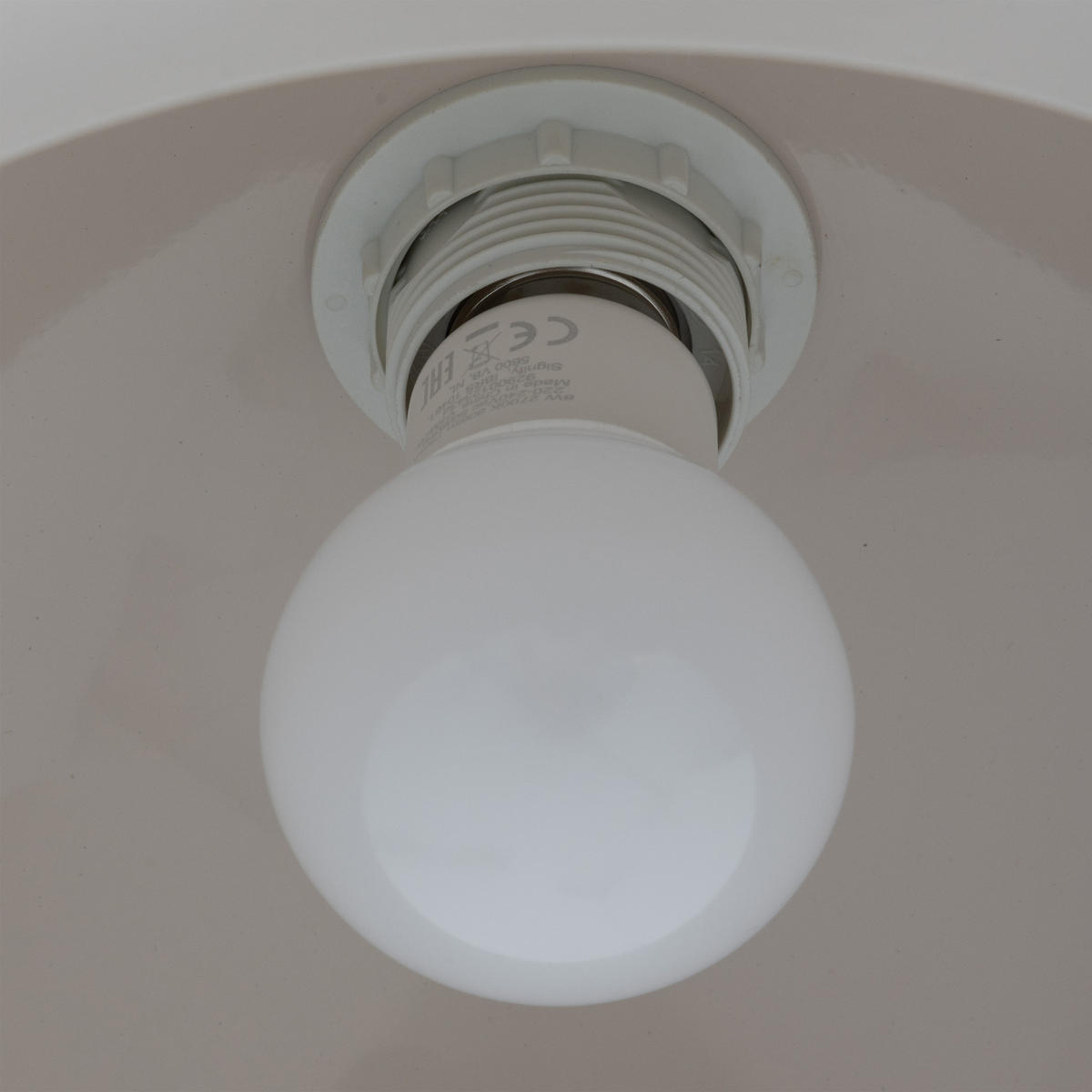 DECKENLAMPE Metall Savio Ø 27 cm - Beige, Metall (27.5/27.5/110cm) - Atmosphera Createur d´interieur