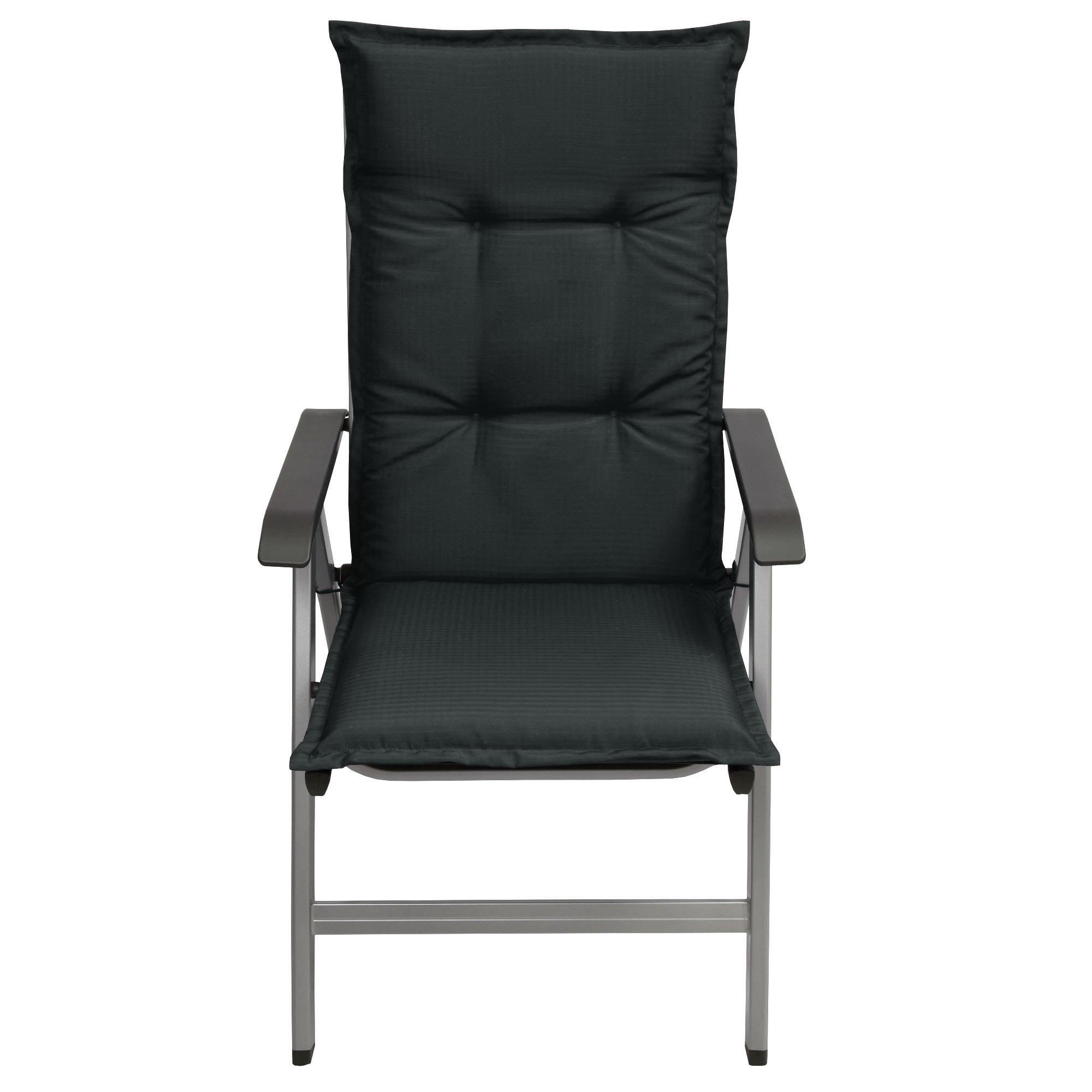 HOCHLEHNERAUFLAGE Base HL 120/50/6cm Graphitgrau - Graphitfarben, Textil (50/6/120cm) - Beautissu 