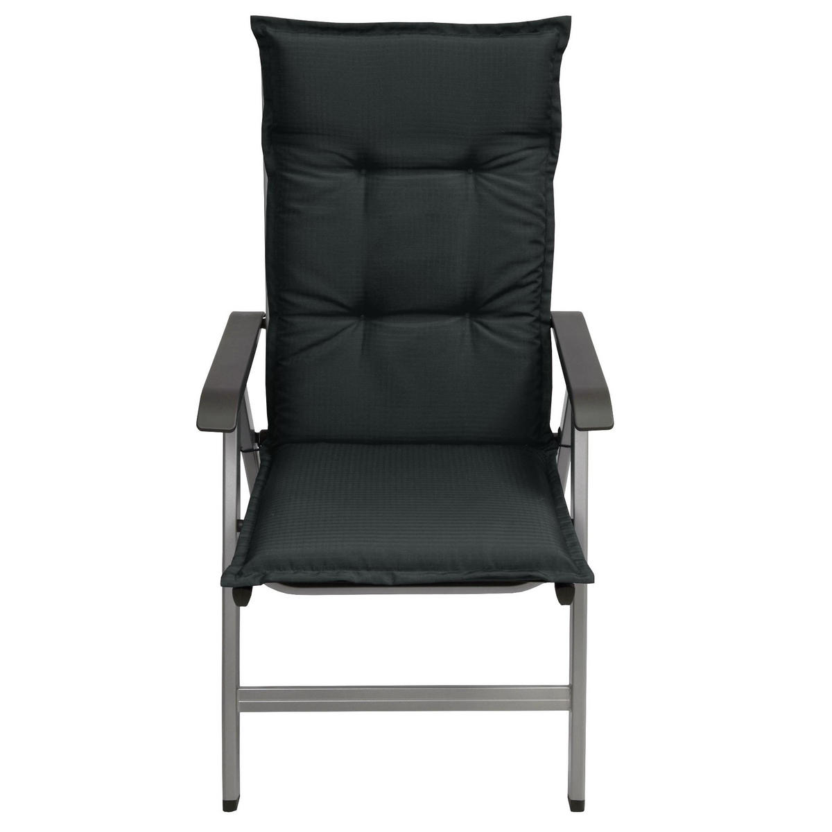 HOCHLEHNERAUFLAGE Base HL 120/50/6cm Graphitgrau 4tlg - Graphitfarben, Textil (50/6/120cm) - Beautissu 