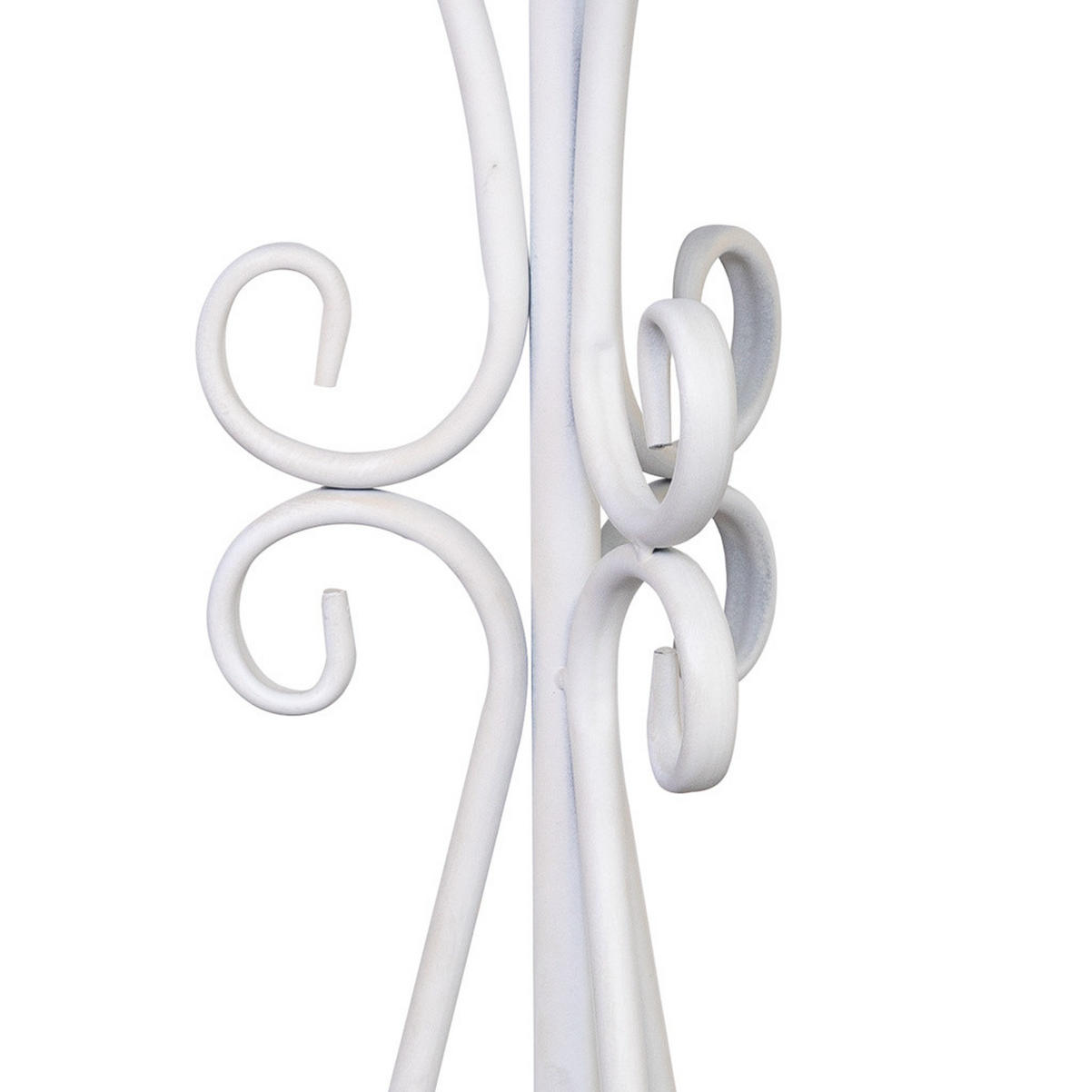 TISCH aus Metall, weiß, 40x77cm - Weiß, Metall (40/40/77cm) - Wanderlust