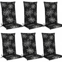 HOCHLEHNERAUFLAGE Flores 120x50x6cm Ornamente (6tlg) - Multicolor, Textil (50/6/120cm) - Beautissu 