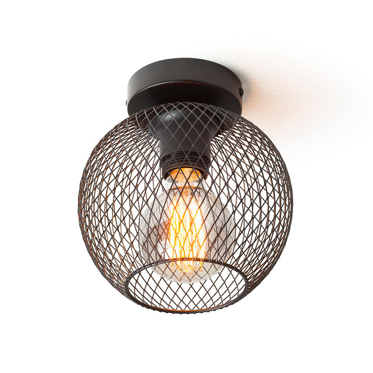 DECKENLEUCHTE COSIR 18 Schwarz 11 W - Schwarz, Metall (18/18/195cm) - Rendl