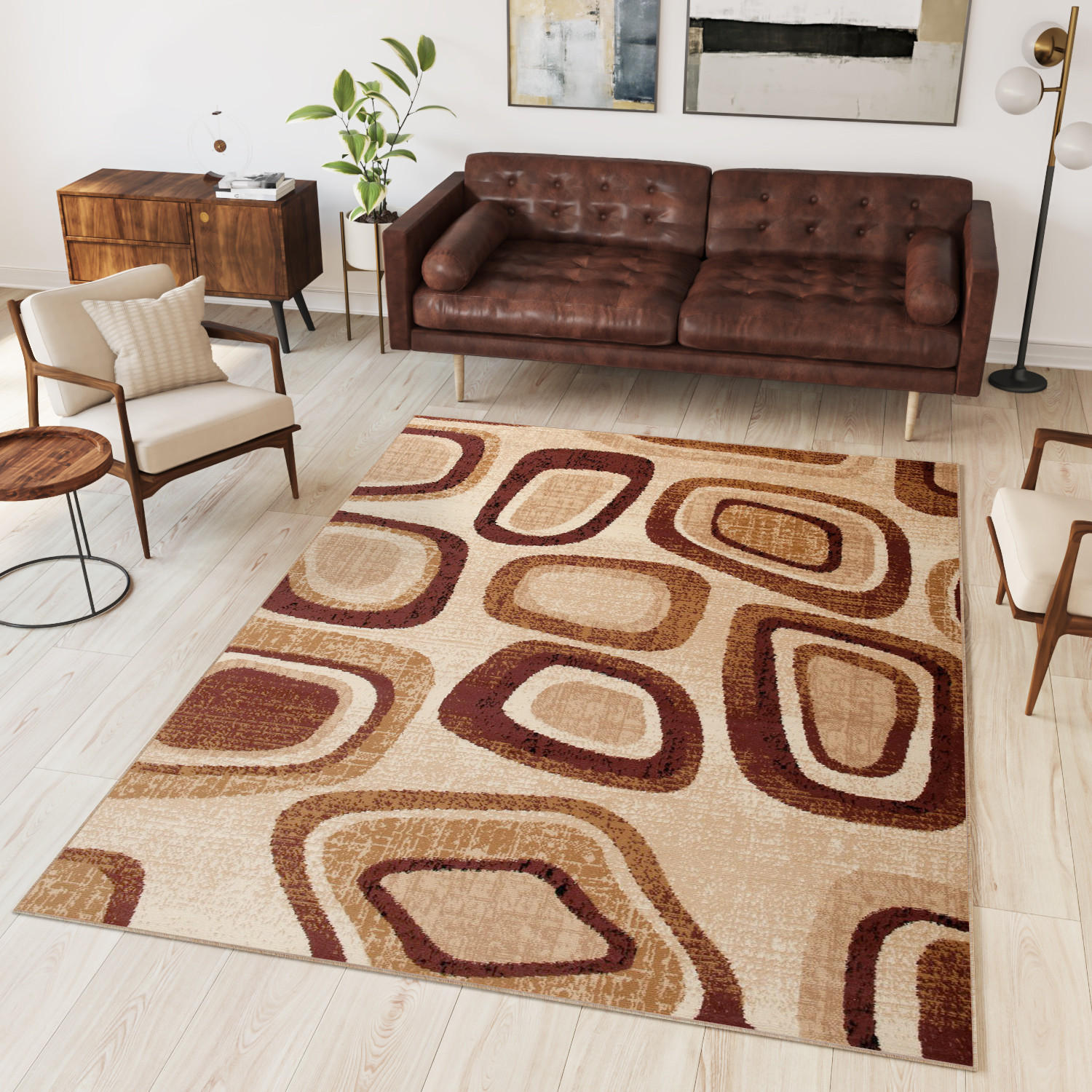 TEPPICH DREAM Creme 140/200 cm - Creme, Textil (140/200cm) - Tapiso