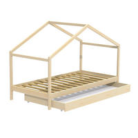 HAUSBETT KOALA mit Schublade/ Kinderbett 90x190 - Natural - Naturfarben, Holz (90/190cm) - Weber Industries