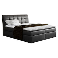 BOXBETT Diego - Schwarz, Holz (140/200cm) - MIRJAN24