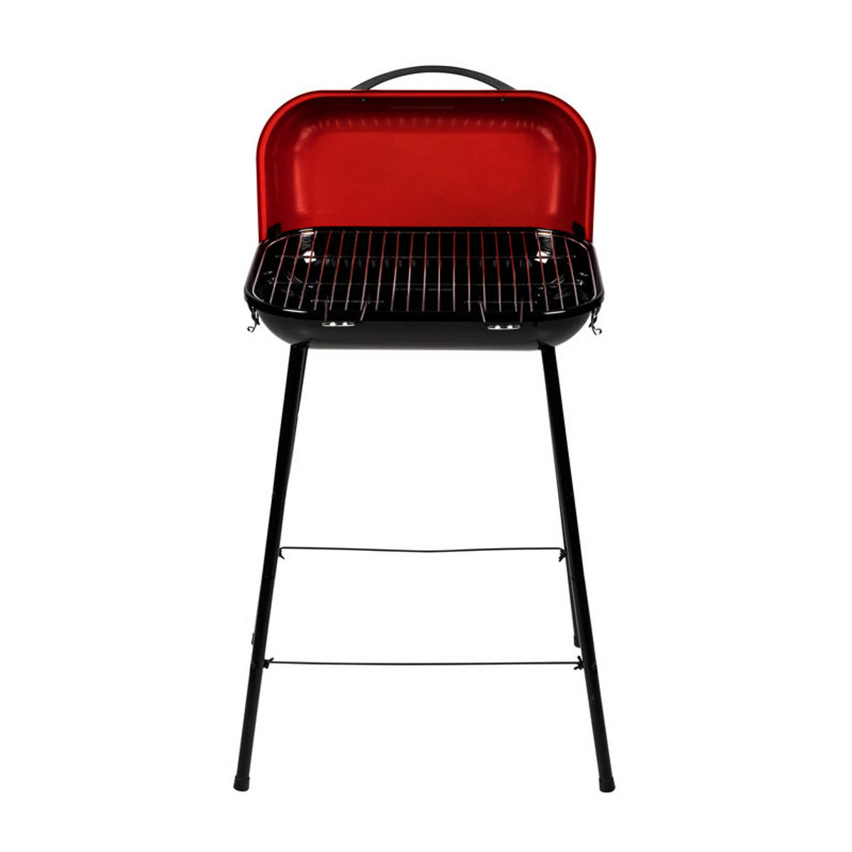 HOLZKOHLEGRILL Schwarz - Schwarz, Metall (42/79/54cm)