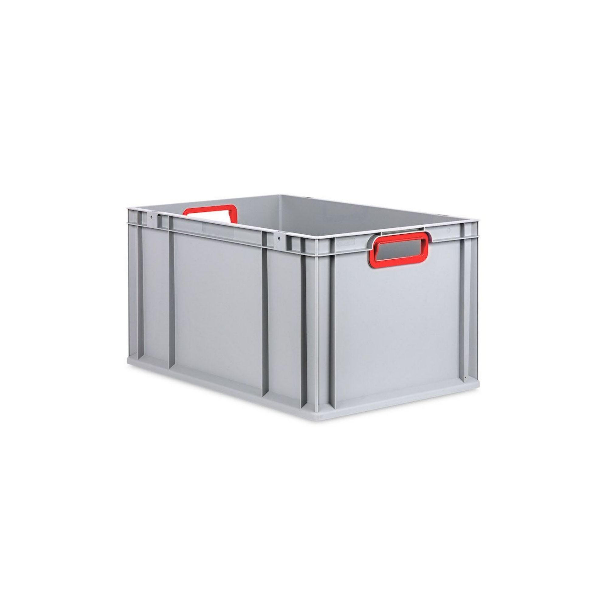 EUROBOX 3x Nextgen Color Mit Auflagedeckel 32x40x60cm Griffe Rot Offen - Rot, Kunststoff (40/32/60cm) - PROREGAL