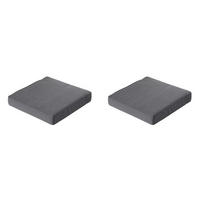 SITZKISSEN Manchester 60/60 cm 2er-Set - Grau, Textil (60/8/60cm) - Madison