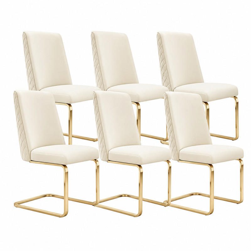 Meubliv Esszimmerstuhl Beige 45x88x52.2 cm