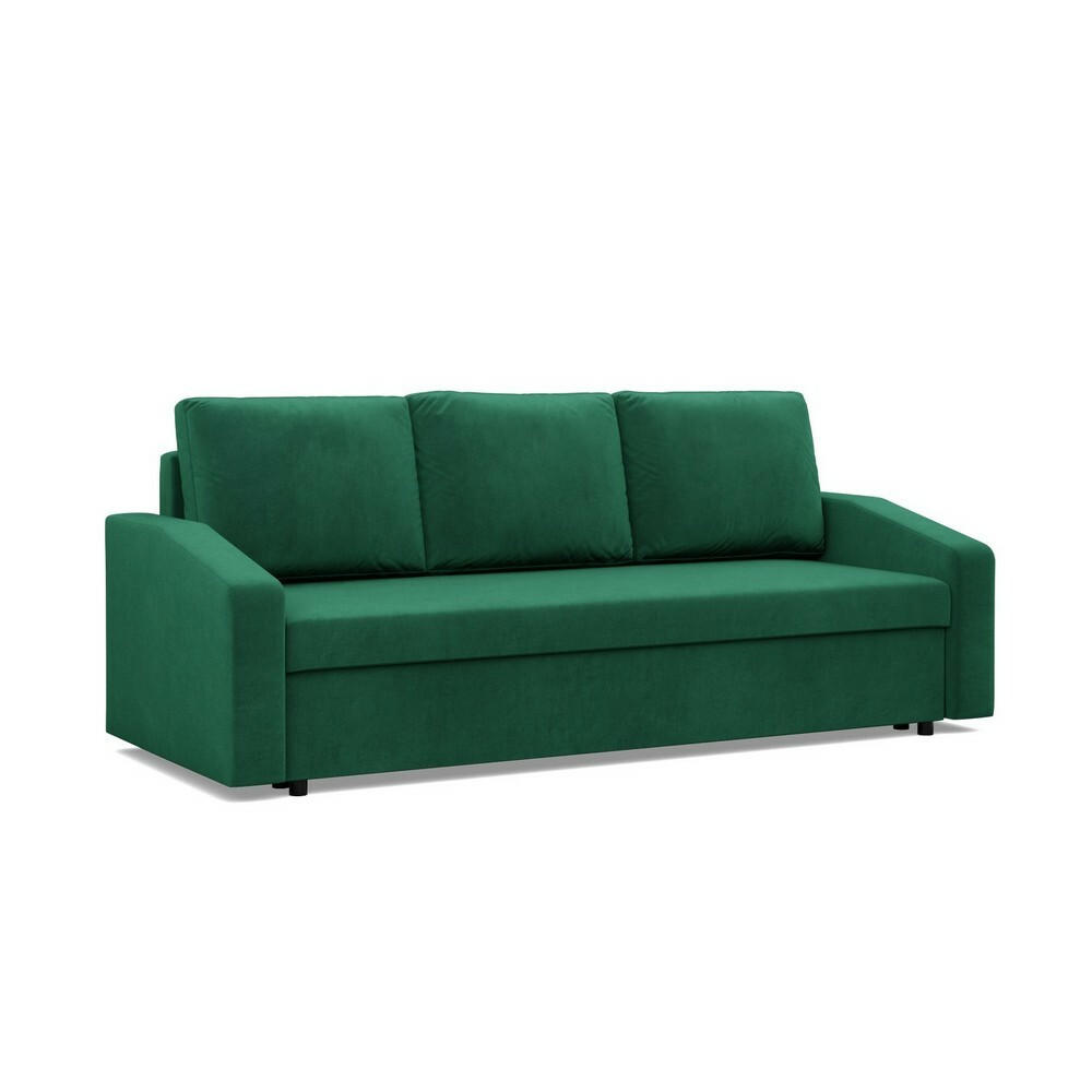 SOFA Neo mit abgeschrägter Armlehnen grün - Grün, Textil (220/92/92cm) - SIMKAM Furniture