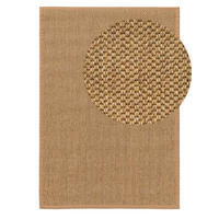 SISAL koberec Greta Krémová 160x230 cm - béžová, přírodní materiály/umělá hmota (160/1cm) - KUNSTLOFT