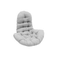 HÄNGESESSEL-KISSEN aus Polyester Baumwolle in Hellgrau mit dicker Polsterung 95 * 55 cm - Hellgrau, Textil (55/95cm) - Livingandhome