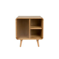 BEISTELLTISCH Rise Nachttisch Natural - Beige, Holz (40/50/55cm) - Zuiver