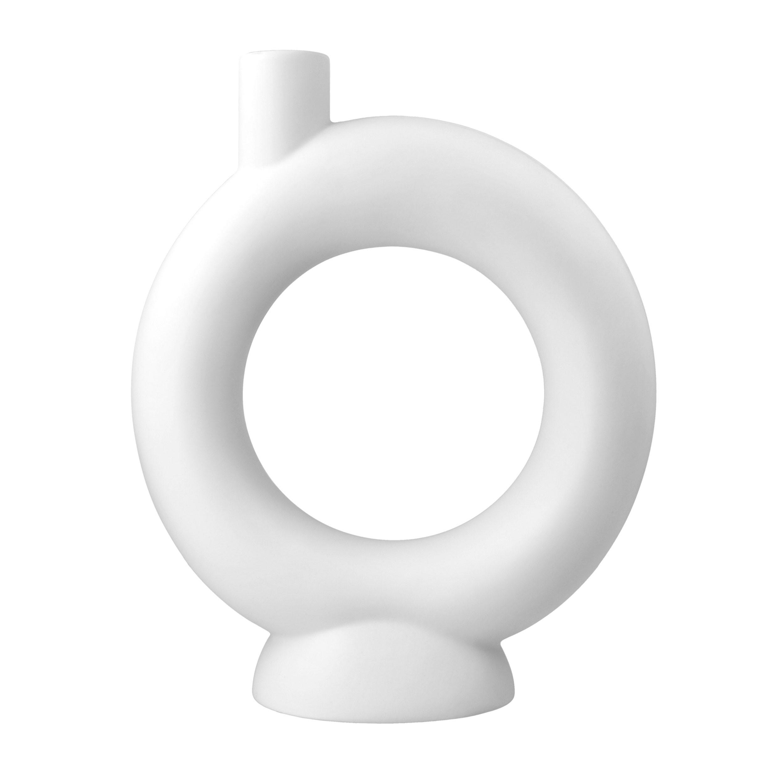 VASE Studio 8 - Georgina, Biskuit-Porzellan, Weiß, 26 cm - Weiß, Keramik (26cm) - Goebel