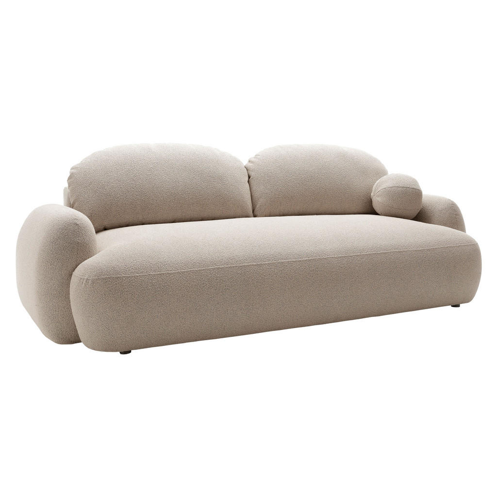 Thumbnail - Mirjan24 Schlafsofa, Beige, Textil, 3-Sitzer, Rechteckig, 256x85x115 cm, Wohnzimmer, Sofas & Couches, Schlafsofas