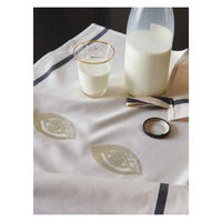 GESCHIRRTUCH Bon oeil gold 50 x 70 cm - Goldfarben, Textil (70/50cm)