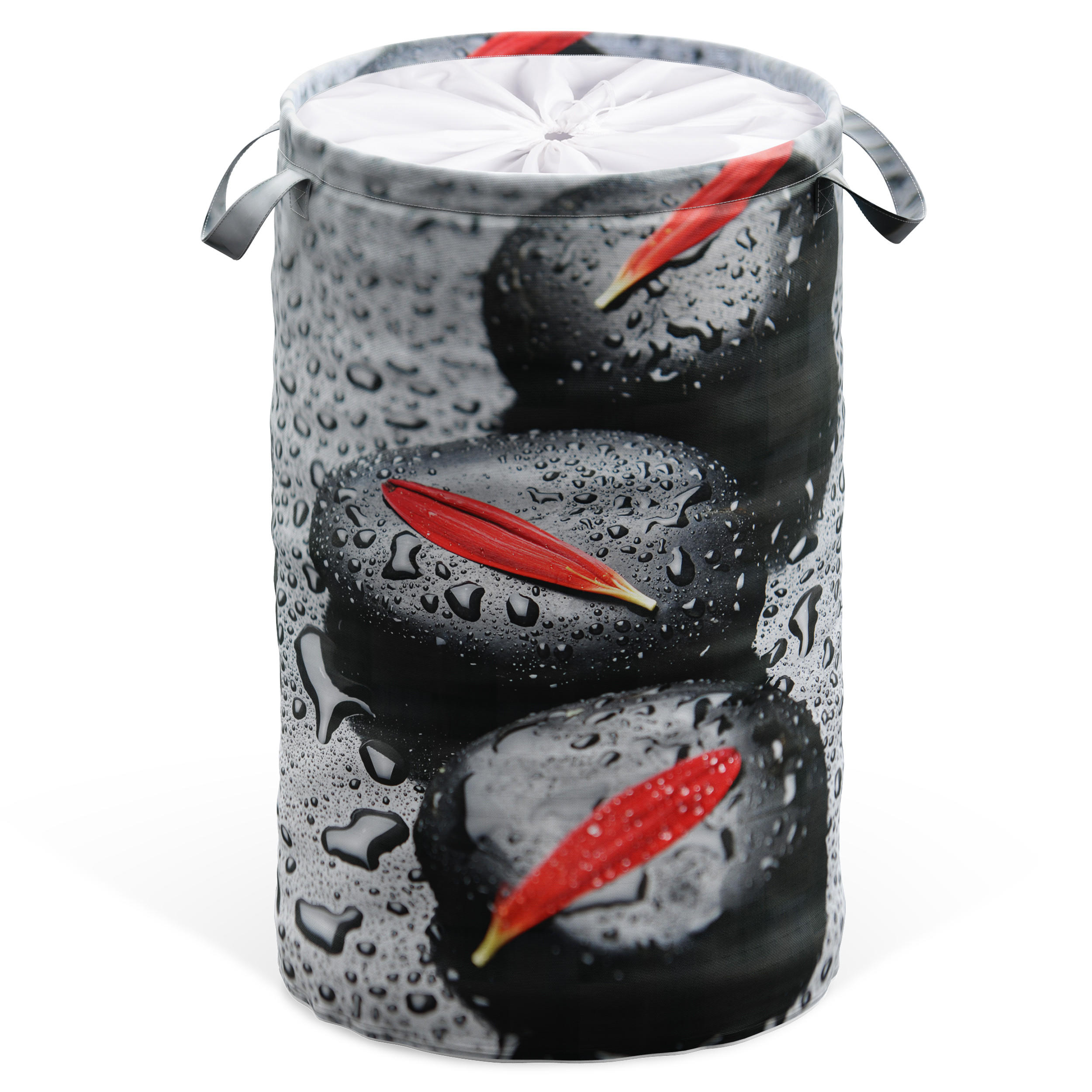 WÄSCHEKORB Elegance - Grau, Textil (37/55/55cm) - Sanilo