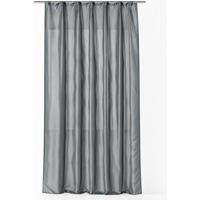 VORHANG Kräuselband 140/245 cm Grau Wildseiden Optik - Grau, Textil (140/245cm) - TiborTex