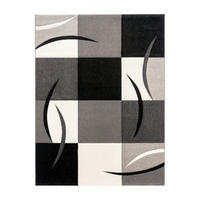 KURZFLORTEPPICH 240/330 cm Diamond 665 - Schwarz, Kunststoff (240/330cm) - Paco Home