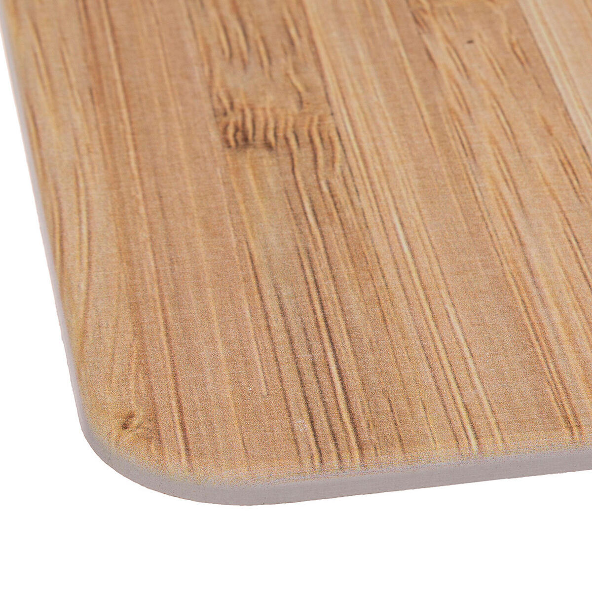 BADEMATTE Kieselgur Bamboo-Optik, Kieselgur, EVA-Schaum, Braun, 39 x 60 cm - Braun, Kunststoff (39/60cm) - 5five Simply Smart