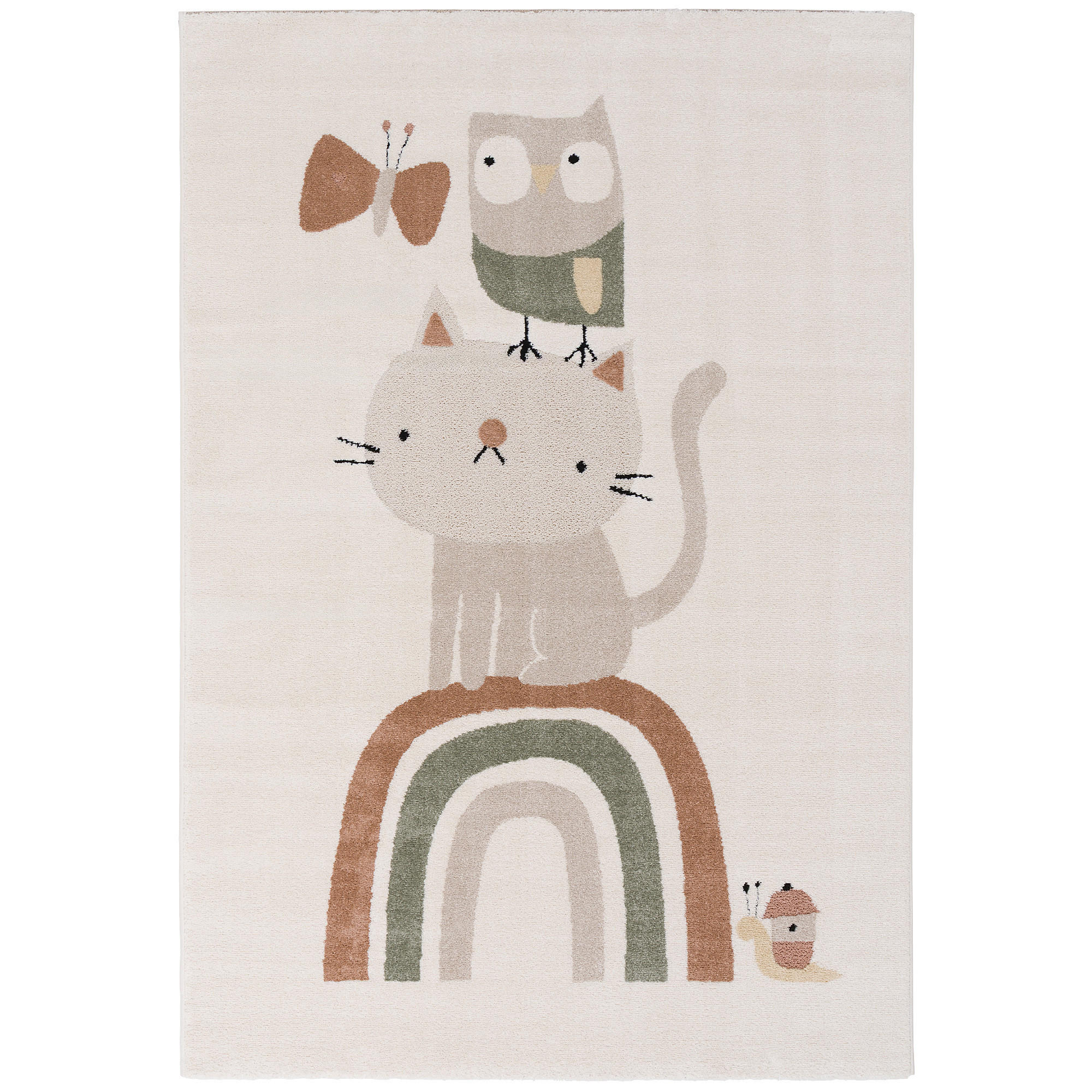 KINDER TEPPICH HAPPY KIDS - Grau, Textil (160/230cm) - Pergamon