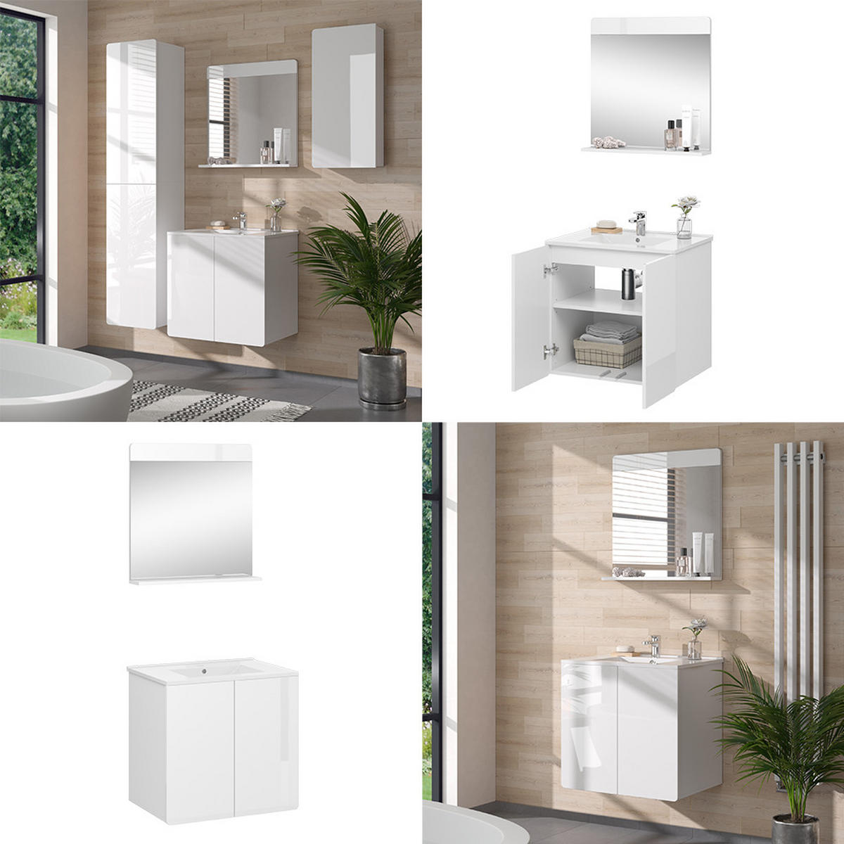 Weiß, Holzwerkstoff (61.8/57.8/44.8cm) - Vicco