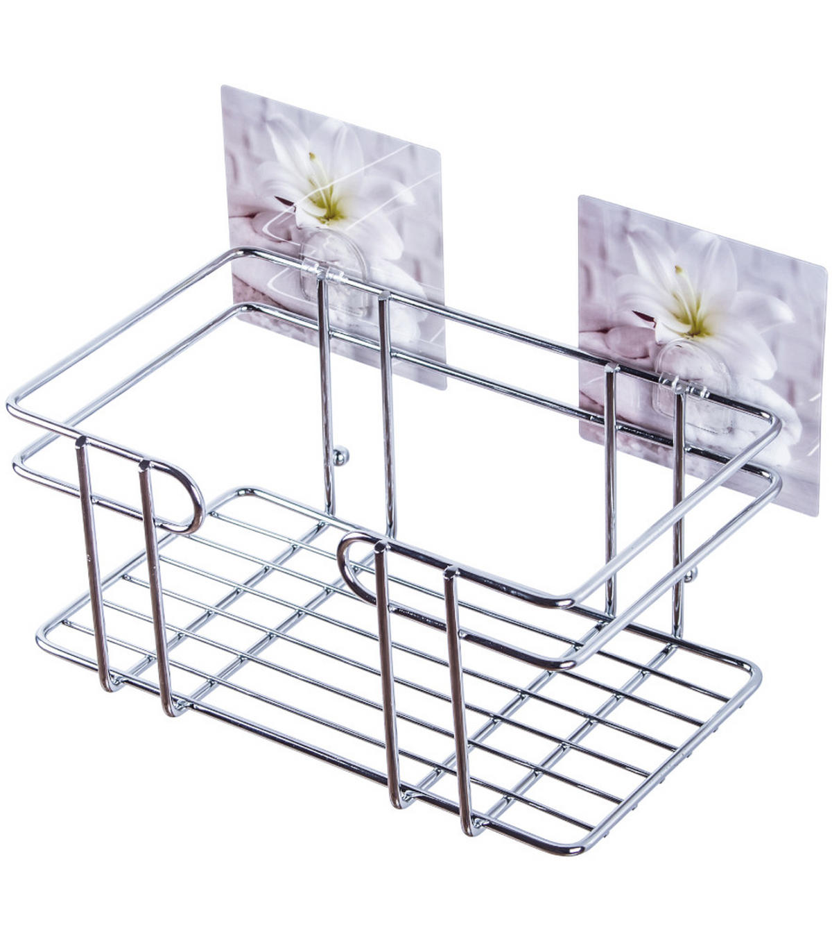 DUSCHABLAGE 22,8 x 14 x 10,5 Good Feeling - Grau, Metall (22.8/14/10.5cm) - Sanilo