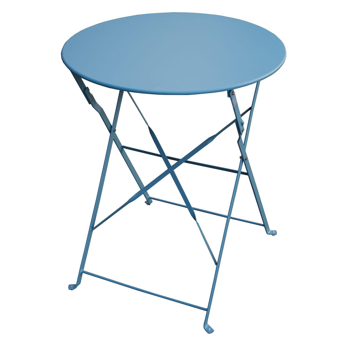 BISTRO-SET BERLIN Metall Blau - Blau, Metall - SVITA