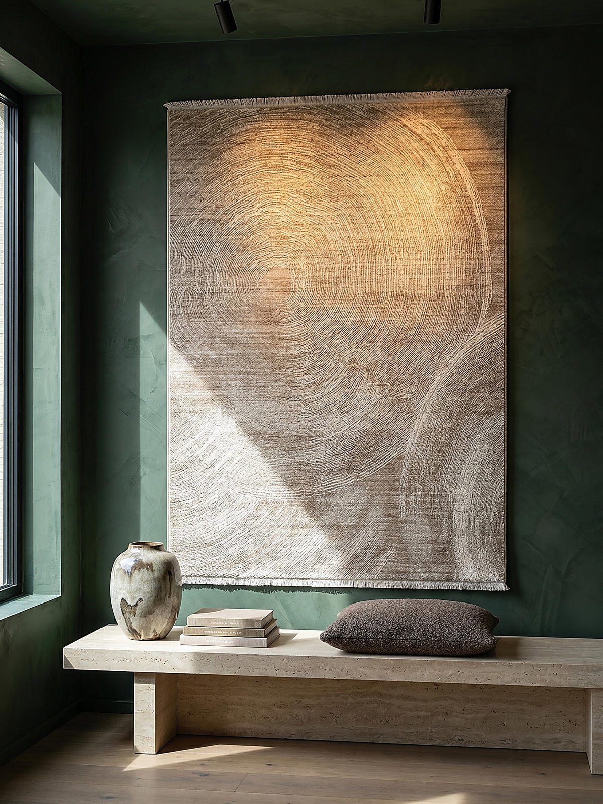 KURZFLORTEPPICH Abstrakt SCRIVIA Polypropylen Beige 160 x 230 cm - Beige, Textil (160/230cm) - KADIMA DESIGN