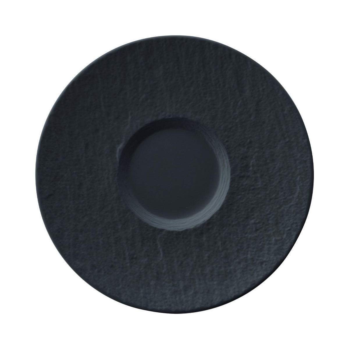 CAFÉ AU LAIT-SET Manufacture Rock schwarz 250 ml 6er Set - Schwarz, Keramik (0.25L) - Villeroy & Boch