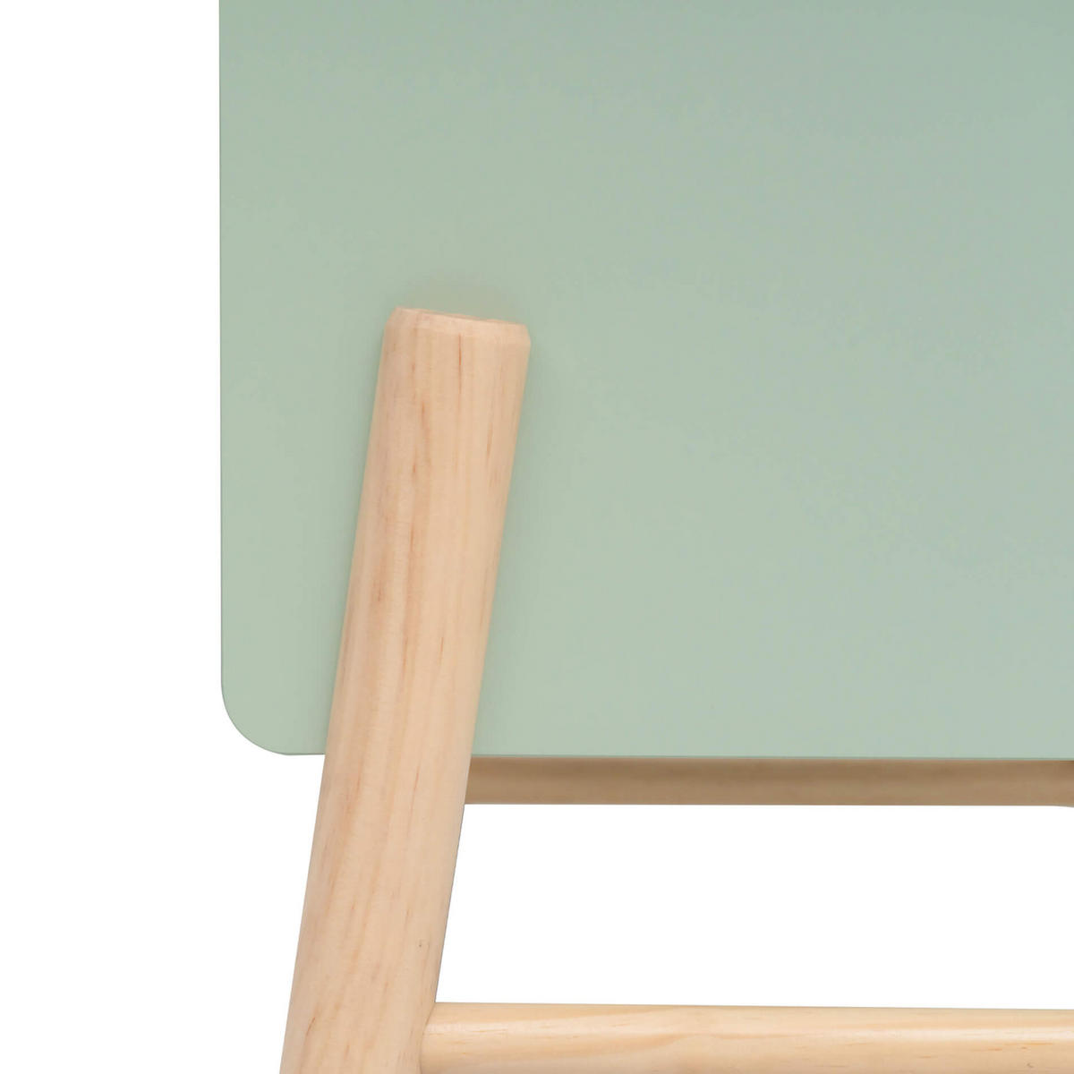 KINDERNACHTKÄSTCHEN Grün 49/43/30 cm - Pastellgrün, Holzwerkstoff (40/49/30cm) - Mobili Rebecca