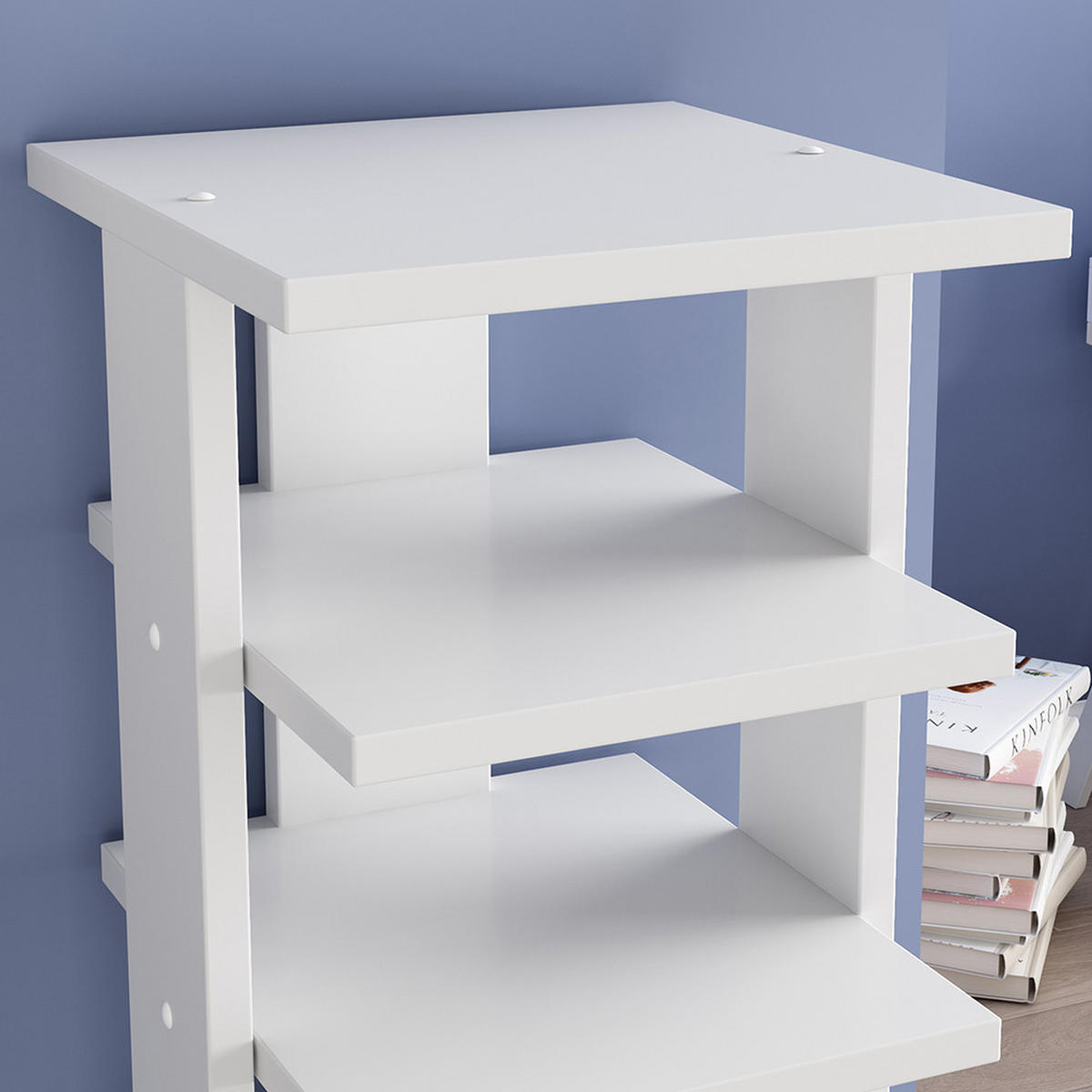 SCHUHSCHRANK Timo Weiß 26.7 x 110 cm - Weiß, Holzwerkstoff (26.7/110/27.7cm) - Vicco