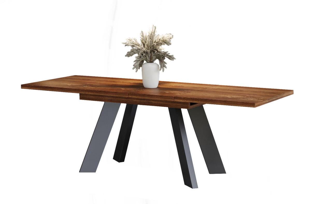 ESSTISCH Como ausziehbar bis 210 cm - Eiche San Remo, Holzwerkstoff (130/80/76cm) - Endo-Moebel