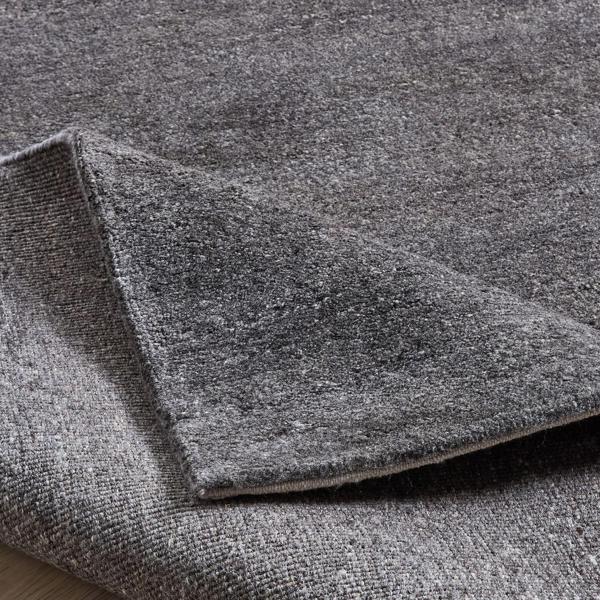 WOLLTEPPICH Heaven 120x180 cm - Dunkelgrau, Textil (120/180cm) - Natur Pur
