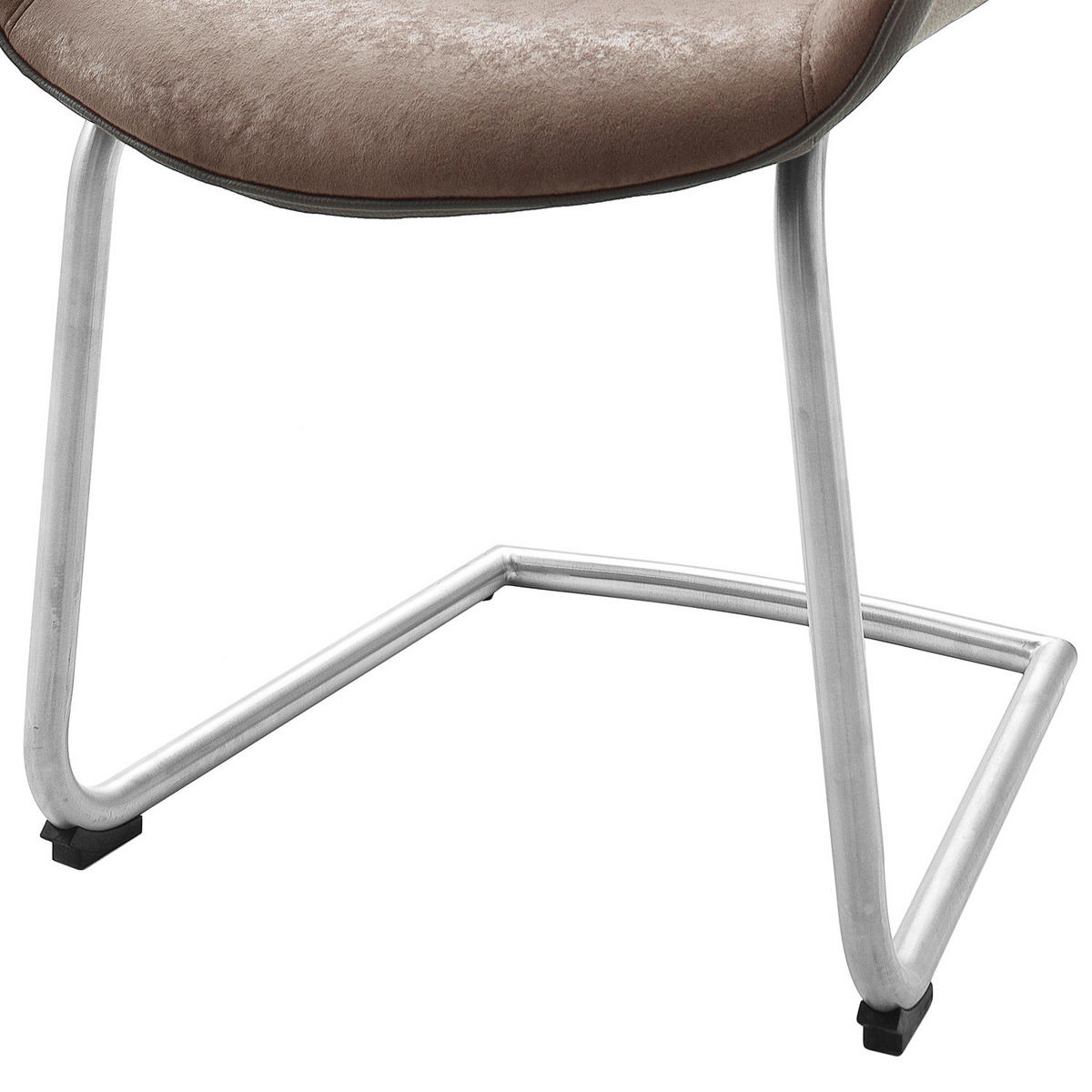 FREISCHWINGER - 2er-Set - Kunstleder - Braun, Kunststoff/Textil (54/89/60cm) - home24