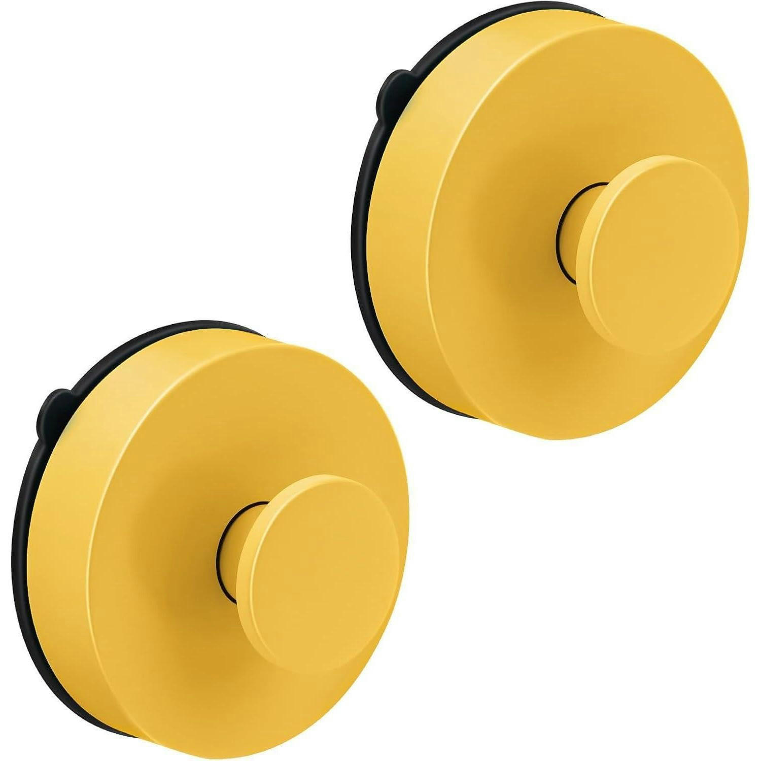 WANDHAKEN 2-teiliges Set Gelb - Gelb, Kunststoff (3.5/2.9/6.5cm)