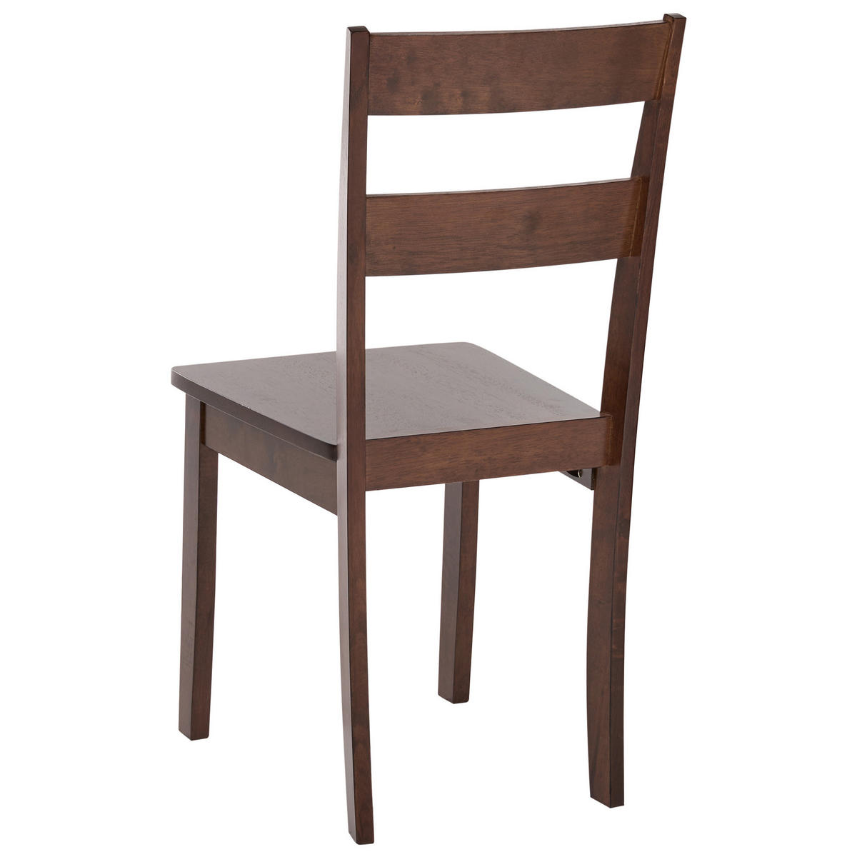 ESSZIMMERSTUHL 2er Set Holz Dunkelbraun Georgia - Braun, Holz (40/89/50cm) - Beliani