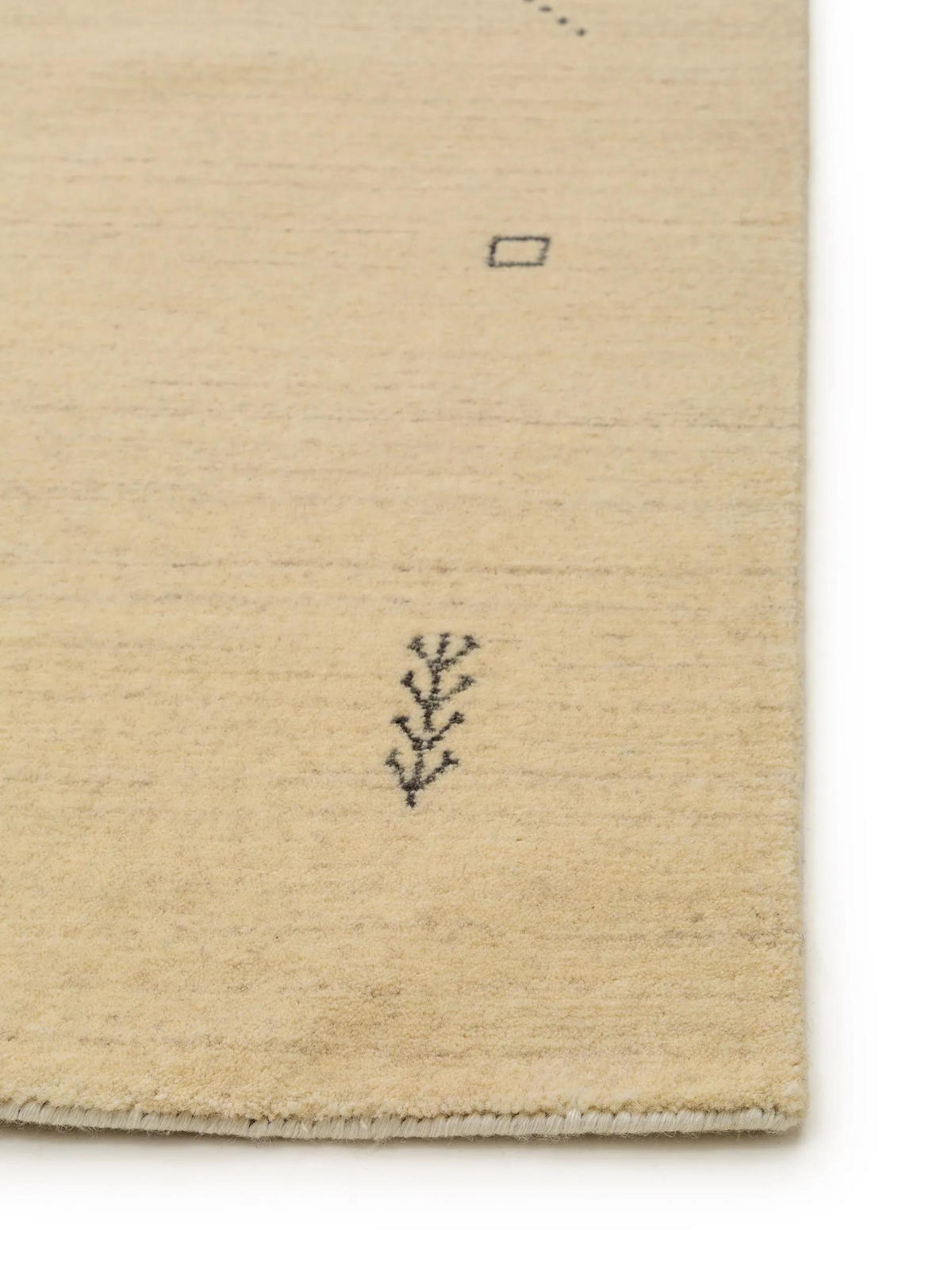WOLLTEPPICH Jamal Cream 200x300 cm - Creme, Textil (200/300cm) - benuta Nest