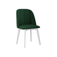 ESSZIMMERSTUHL Monti III Pik Gerade - Weiß/Grün, Holz/Textil (48/83/55cm) - MIRJAN24