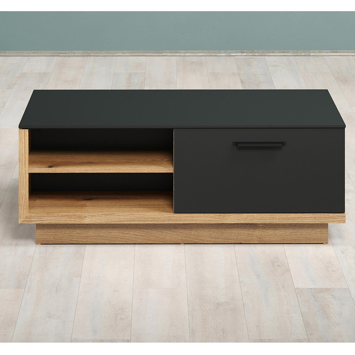 COUCHTISCH Synnax Grau - Grau, Holzwerkstoff (42/110/110cm) - ebuy24