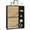 HIGHBOARD Cuba Türen in Eiche Natur - Eichefarben, Holzwerkstoff (79/105.5/35.5cm) - Vladon