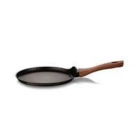 CRÊPEPFANNE Schwarz 25/25/2.2 cm BH1722 - Schwarz, Metall (25cm) - Berlinger Haus