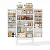 BUFFET 120/30/59 cm Weiß aus MDF mit 2 Türen - Weiß, Holzwerkstoff (59/120/30cm) - OKWISH