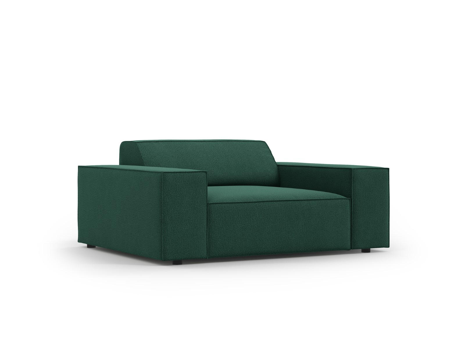 SESSEL Jodie aus strukturiertem Stoff grün - Grün, Textil (102/70/124cm) - Micadoni