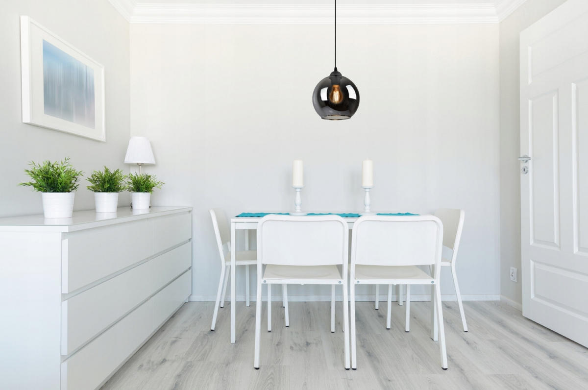 PENDELLEUCHTE HAGEN - Transparent/Anthrazit, Glas/Metall (20/20/80cm) - kiki design