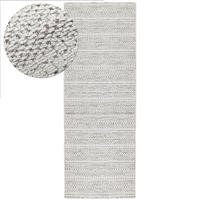 SOFT-TEPPICH Jacky Hellgrau 80x220 cm - Hellgrau, Textil (80/220cm) - Tesso Living