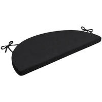SITZKISSEN eckig 115/57/5 cm Stoff Dunkelgrau - Dunkelgrau, Textil (57/115/5cm) - CLP