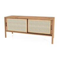 TV-SCHRANK INA Wildeiche - Beige, Holz (142/64/46cm) - byoak
